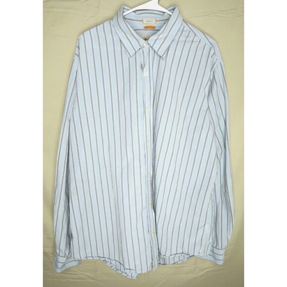 Timberland Shirt Light Blue Long Sleeve Stratham Issue Button Up Men's Size XXL - Picture 1 of 13